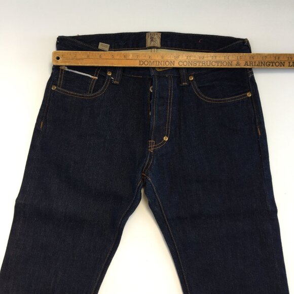 PSPS Skinny Fit Button Fly Selvedge Jeans 32 - Picture 10 of 12